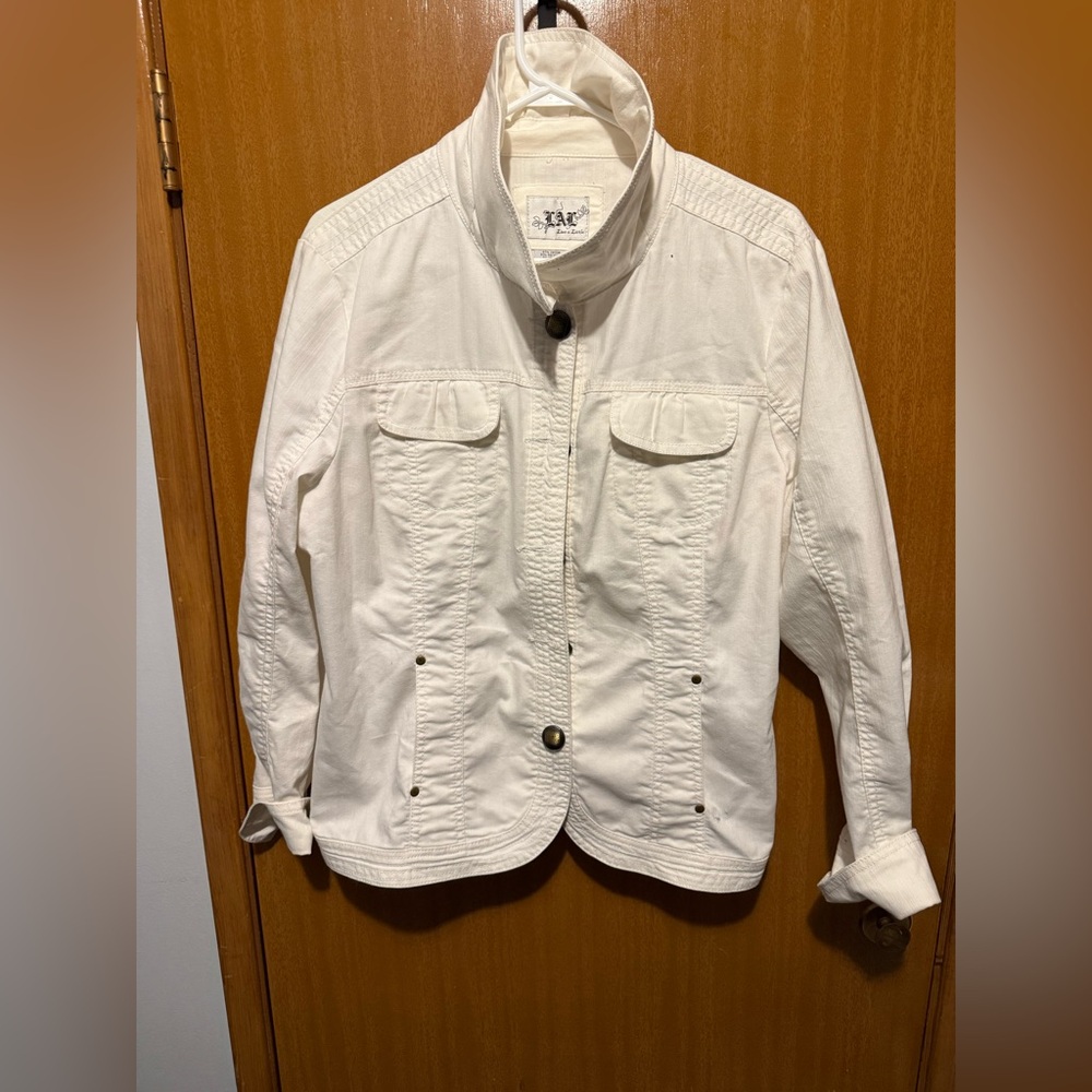 Live a Little Cream Utility Jacket